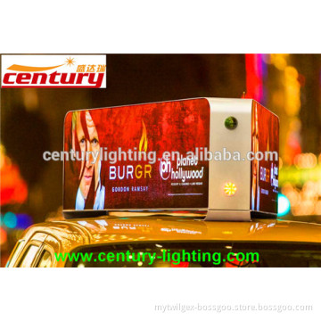 taxi top billboard advertising light box